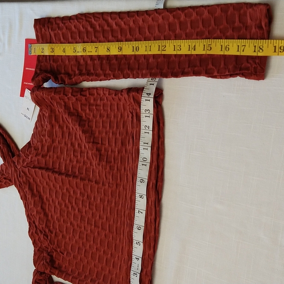 Brazilian leggings and crop jacket set size Xlarge Honeycomb style - Picture 11 of 14